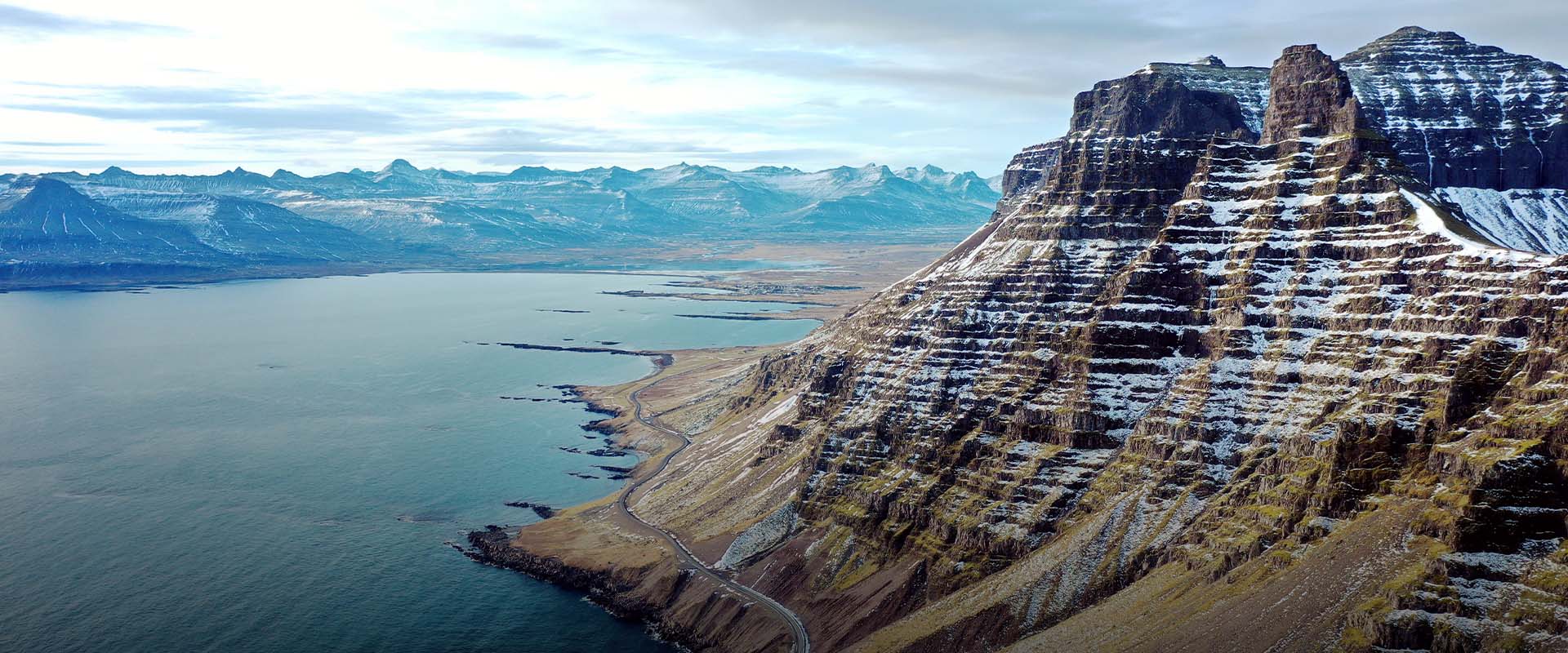 The road from Stöðvarfjörður to Breiðdalsvík
